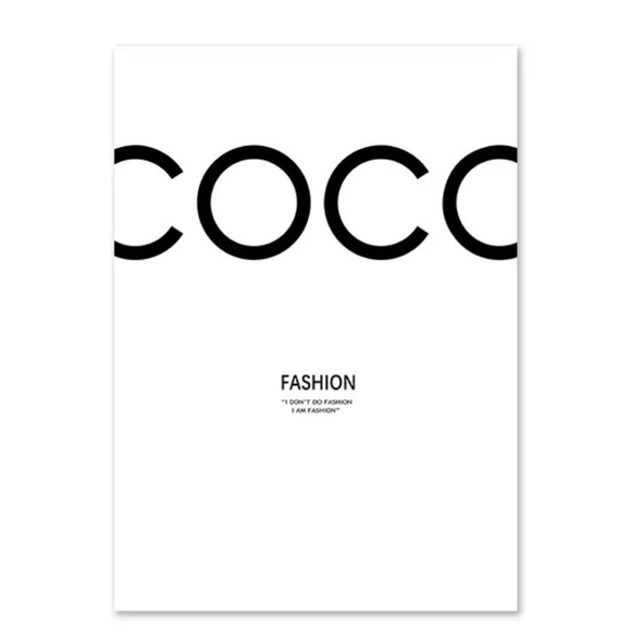 Set 3 Coco Chanel Fashion Couture Prints collection, ~ Perfume lipstick STILETTO - Picture 2 of 8